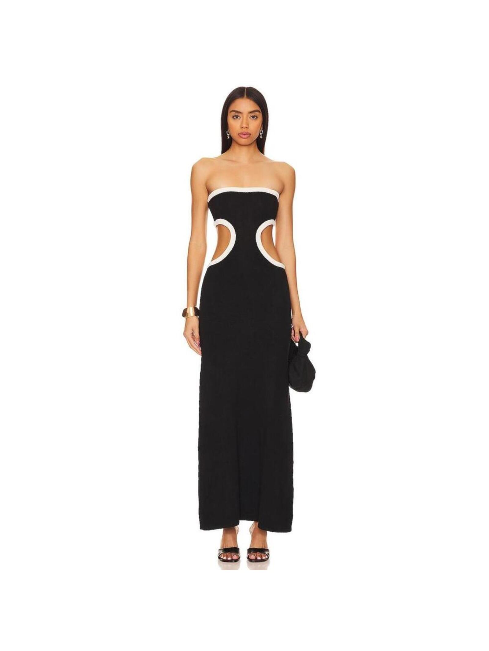 Cin Cin Empire Dress In Black